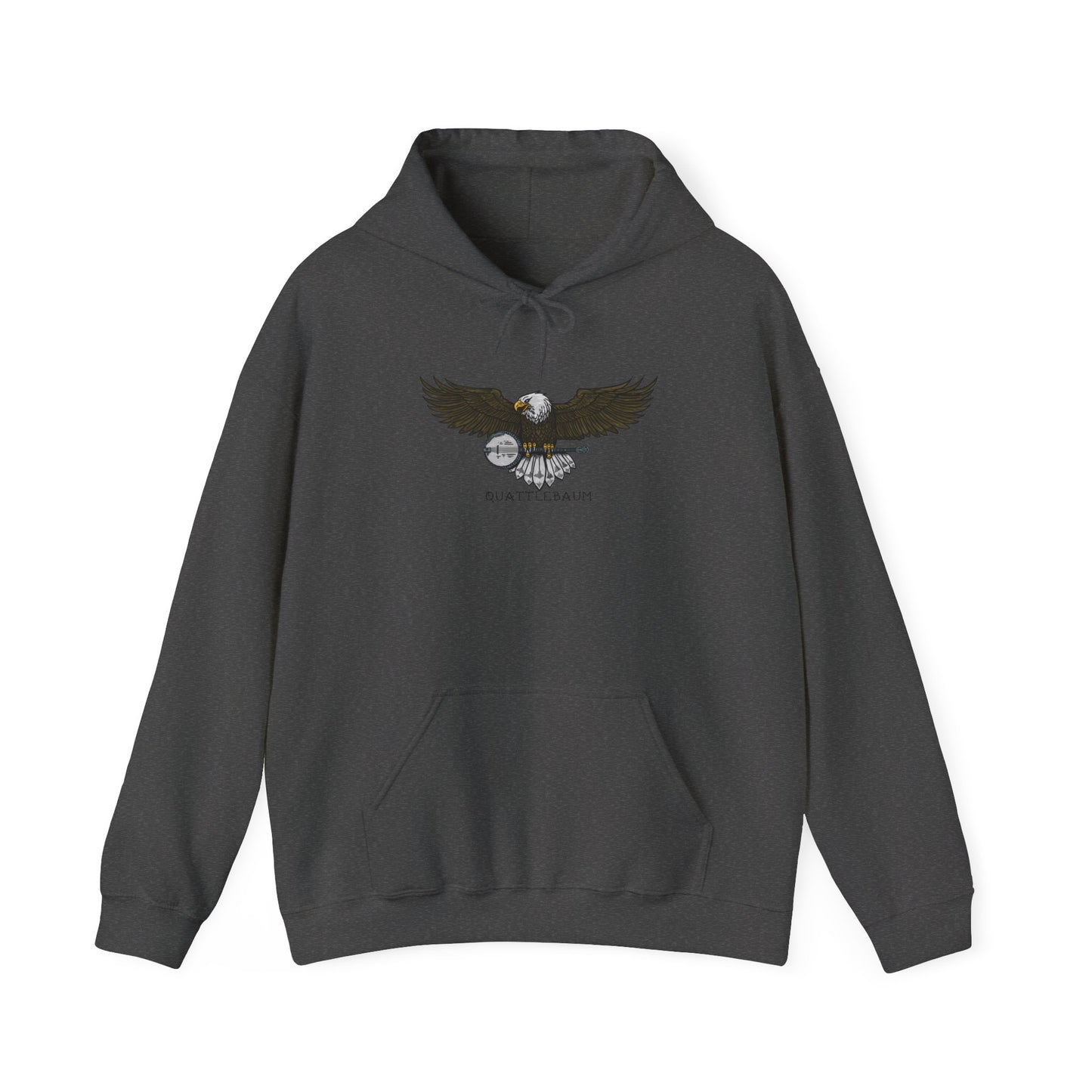 Bald Eagle with Banjo ~ Quattlebaum Hoodie ~