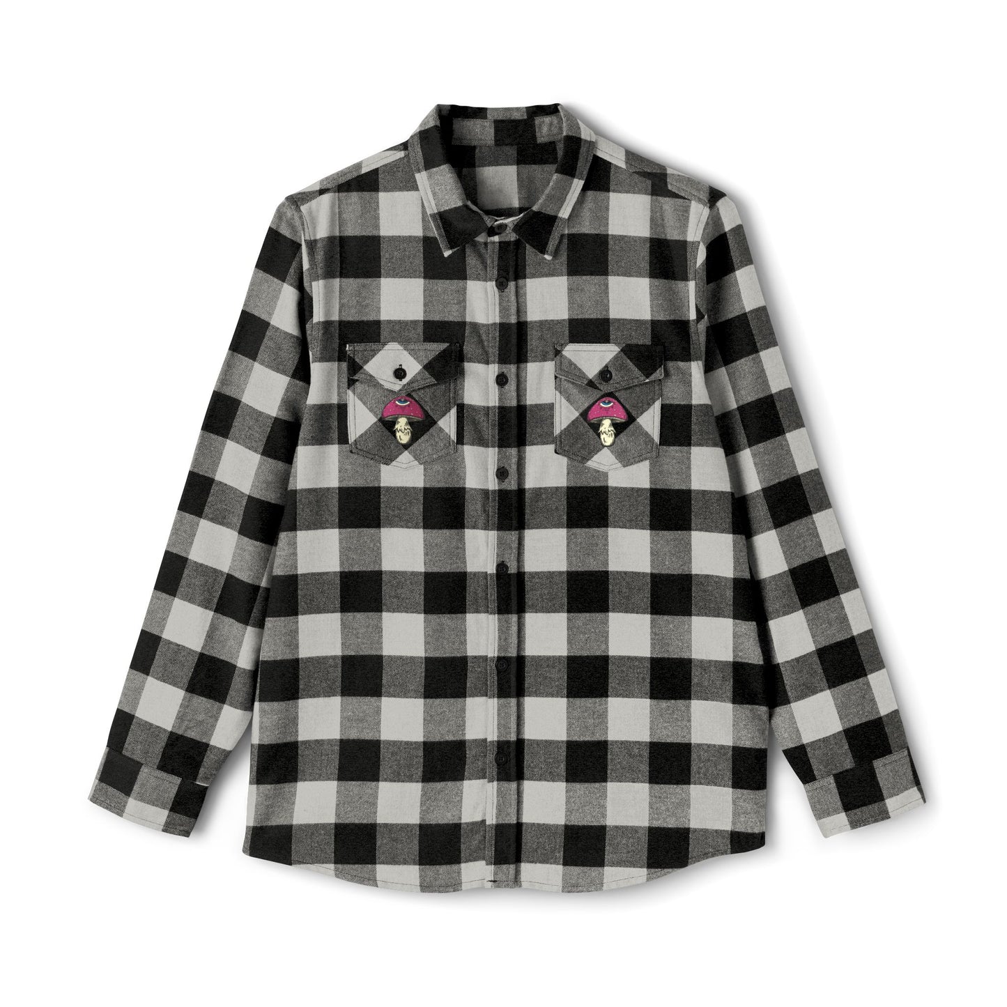 3rd Eye Fly ~ Amanita Muscaria Mushroom with a Third Eye Flannel Shirt