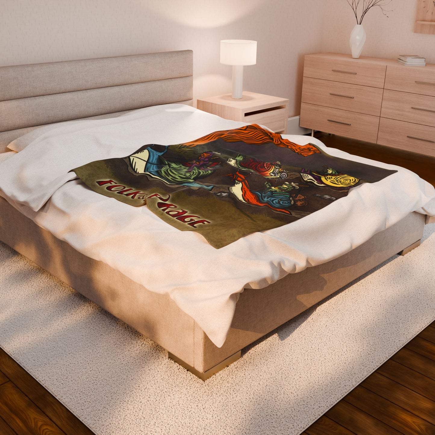 F&F Snail Riders ~ Plush Blanket