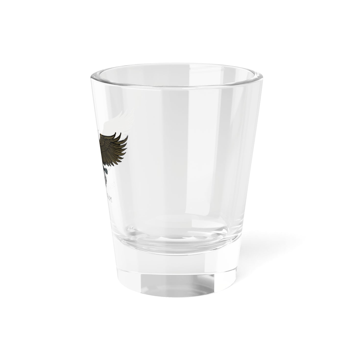 Bald Eagle with a Banjo! Shot Glass! Hell Yeah.
