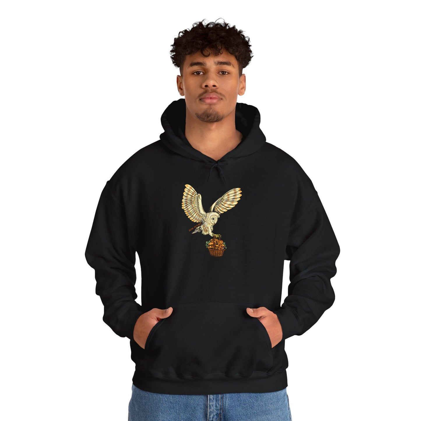 F&F Barn Owl w/ Mushroom Basket ~ Hoodie