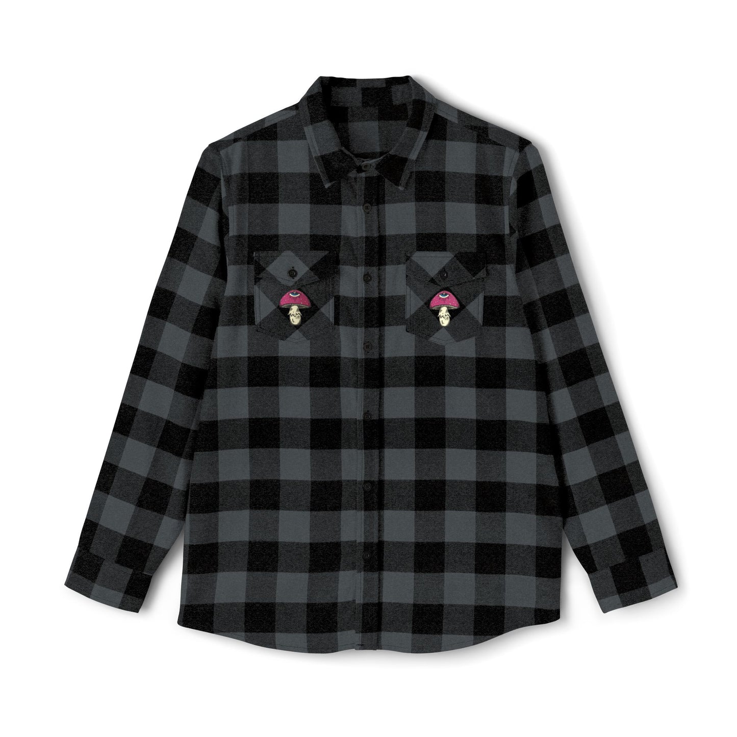 3rd Eye Fly ~ Amanita Muscaria Mushroom with a Third Eye Flannel Shirt