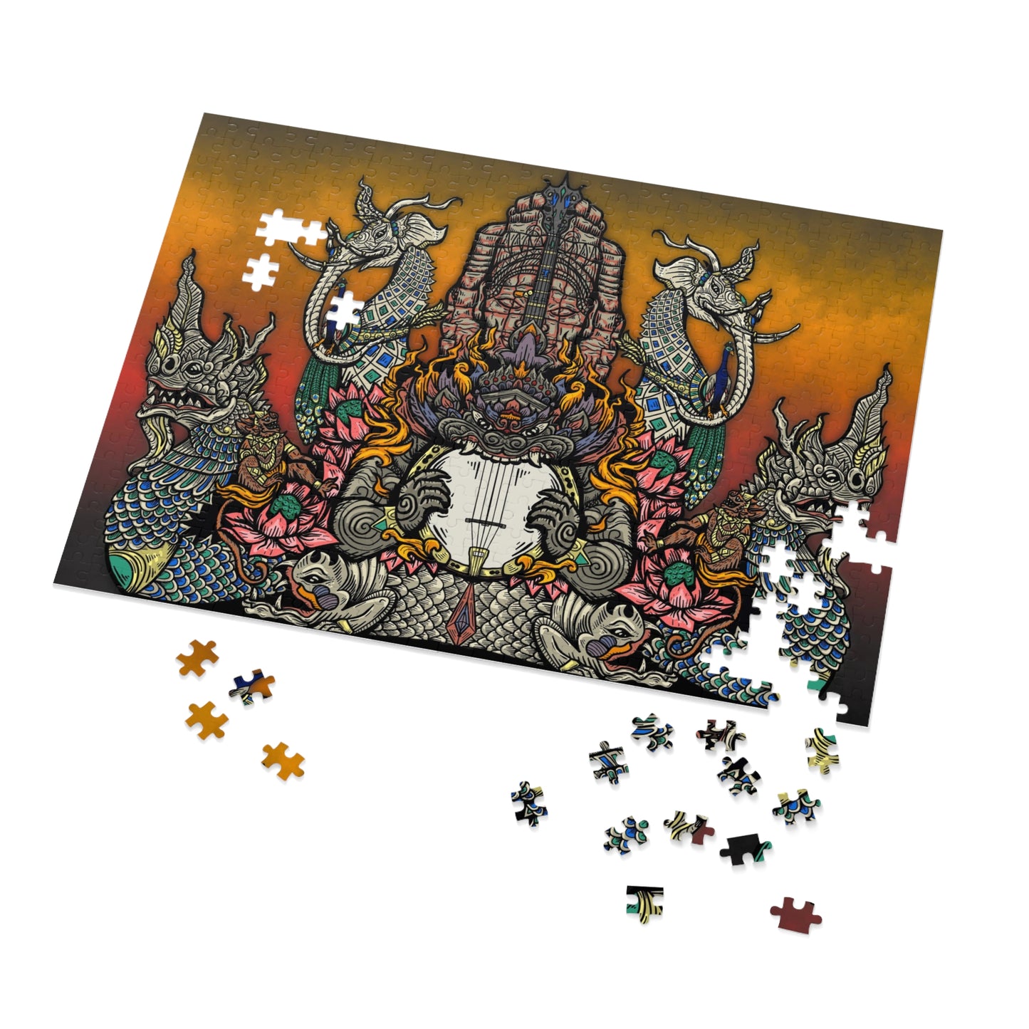 Temple Dreams ~ Jigsaw Puzzle (500 Piece)