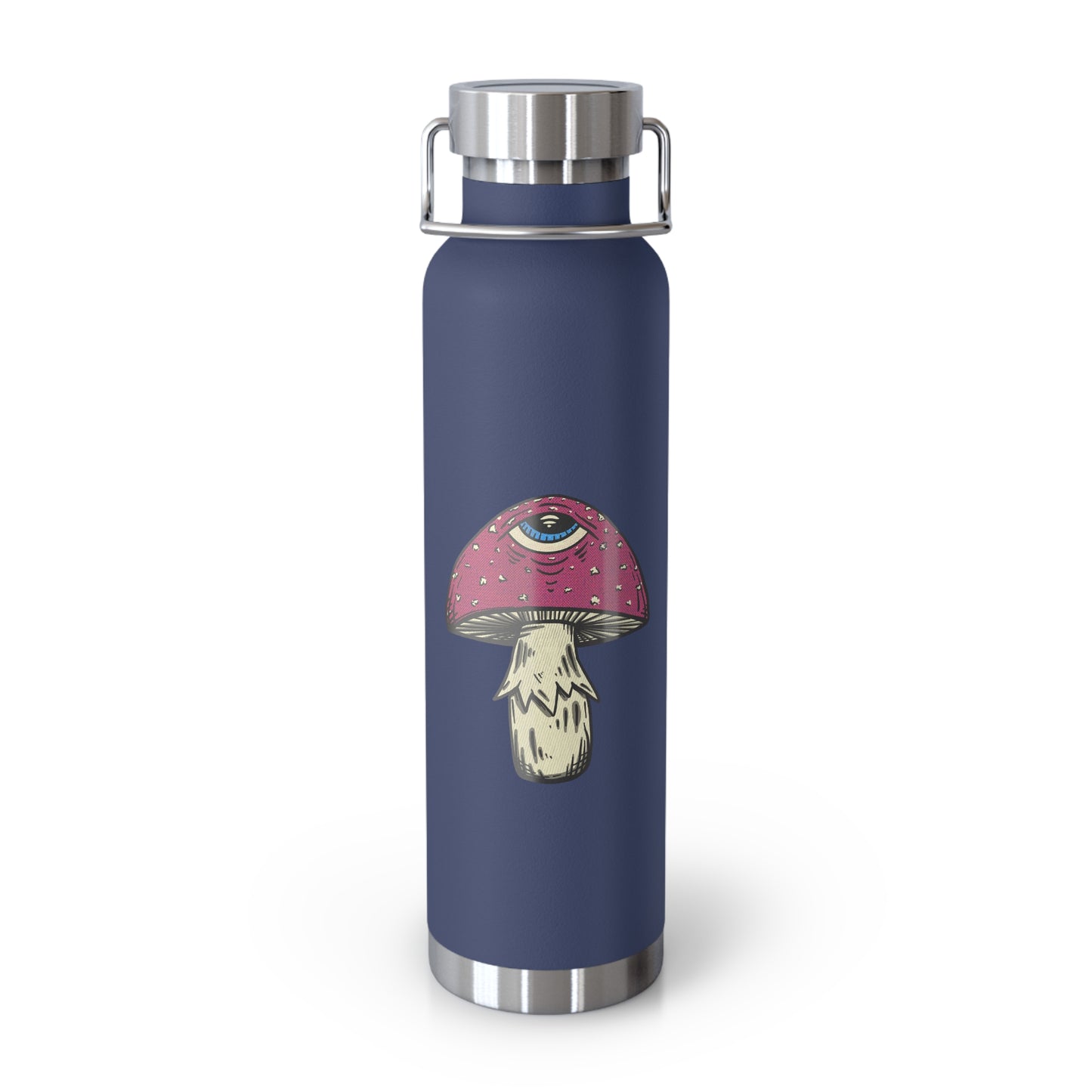 3rd Eye Fly ~ Amanita Muscaria Mushroom with a Third Eye Vacuum Insulated Bottle, 22oz