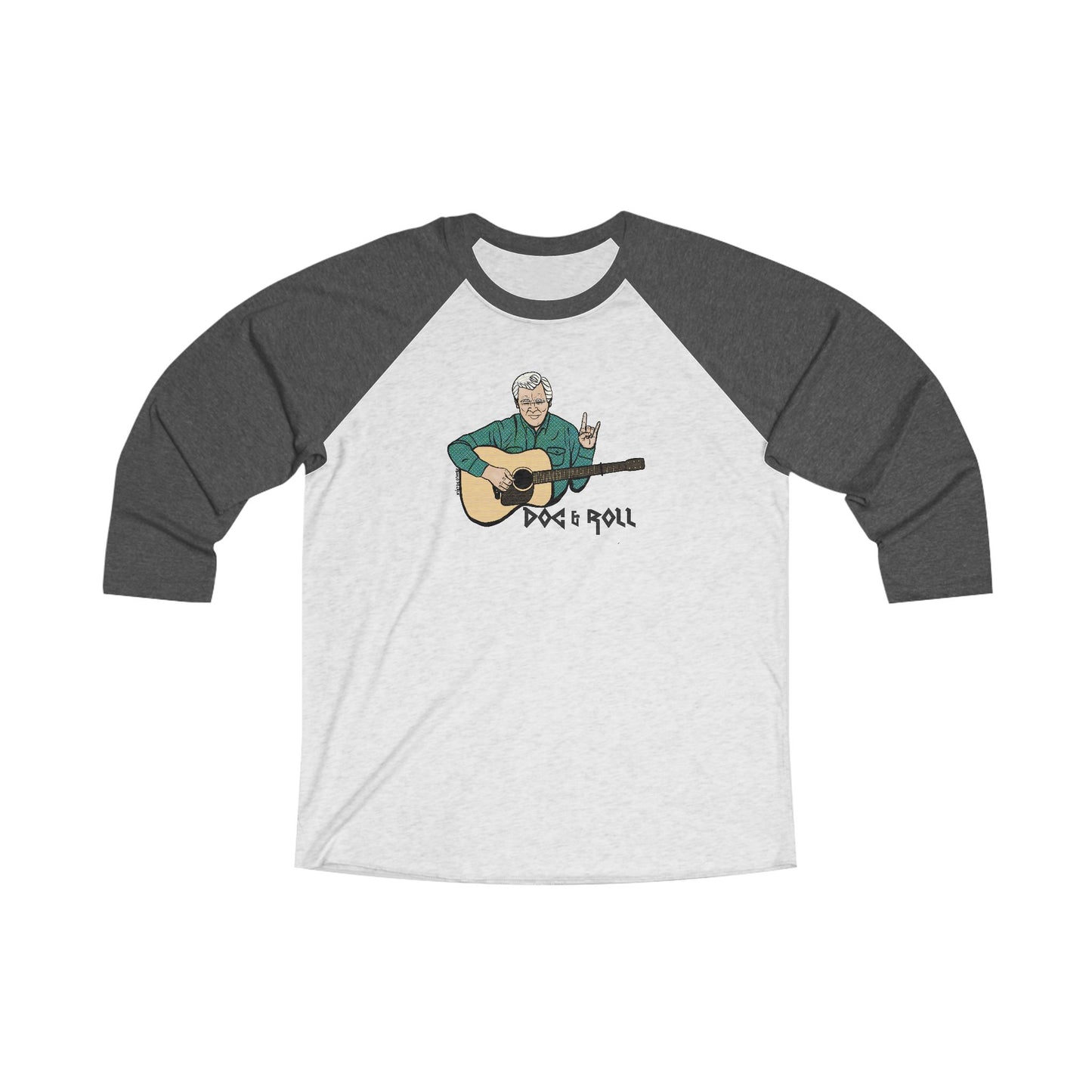 Doc & Roll! ~ Doc Watson Baseball Tee ~