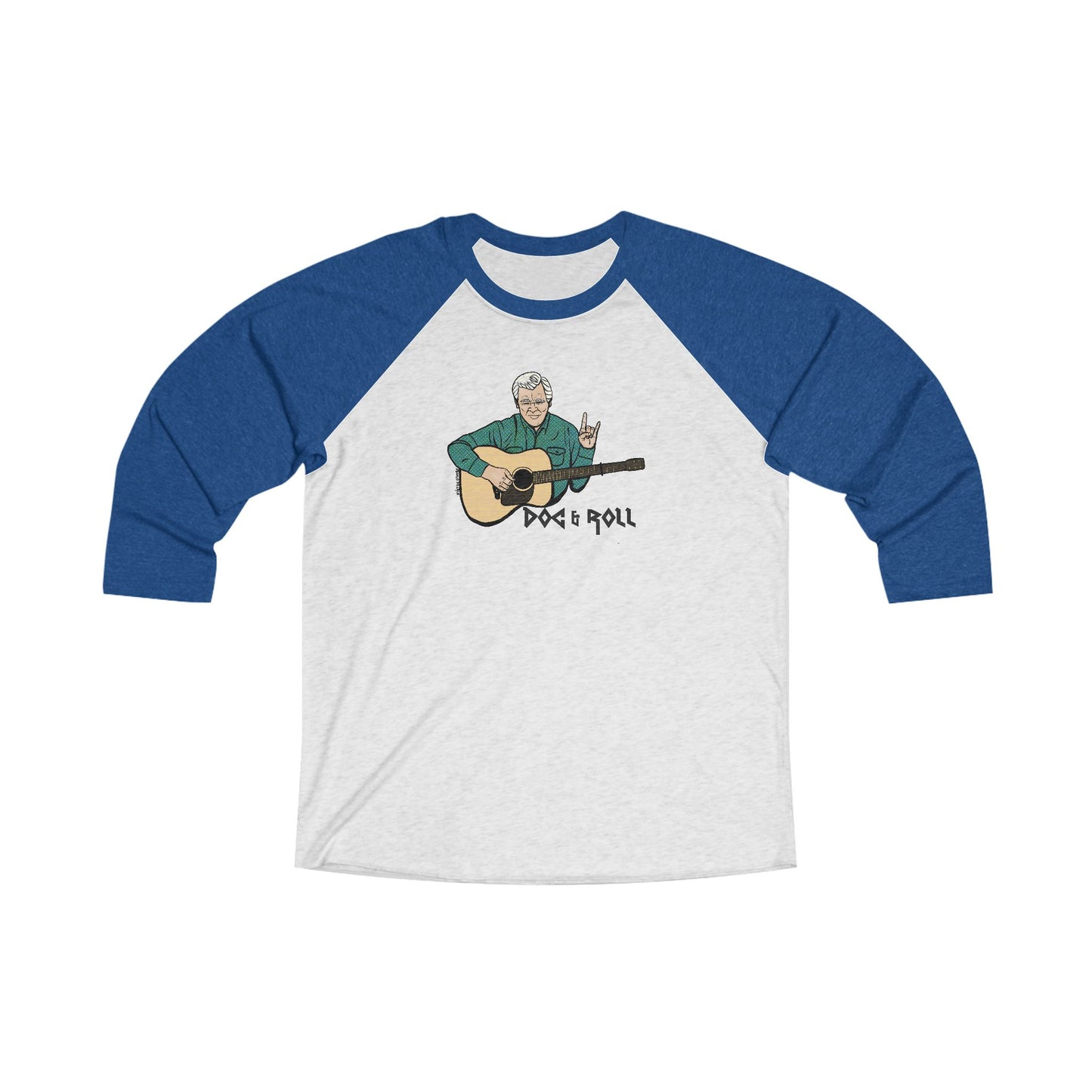 Doc & Roll! ~ Doc Watson Baseball Tee ~
