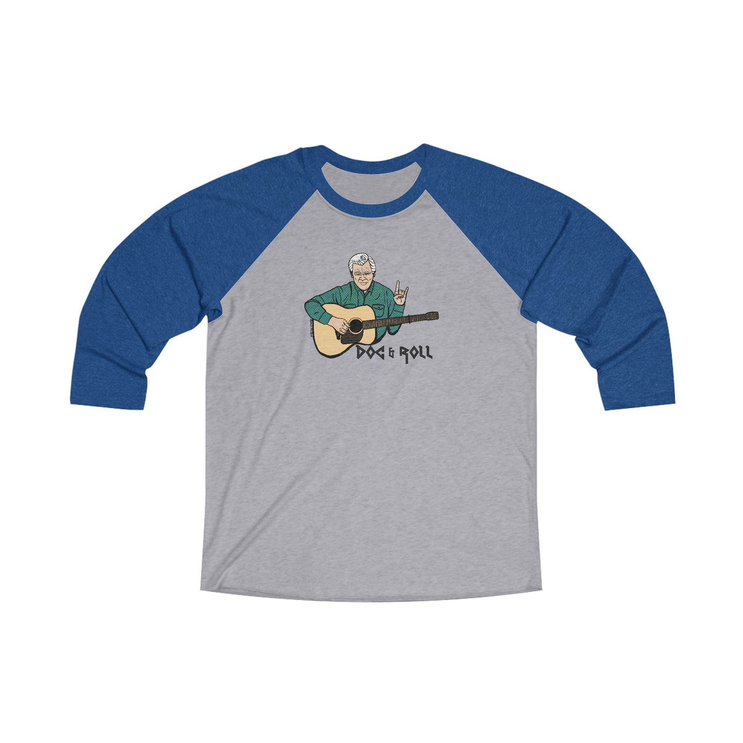 Doc & Roll! ~ Doc Watson Baseball Tee ~