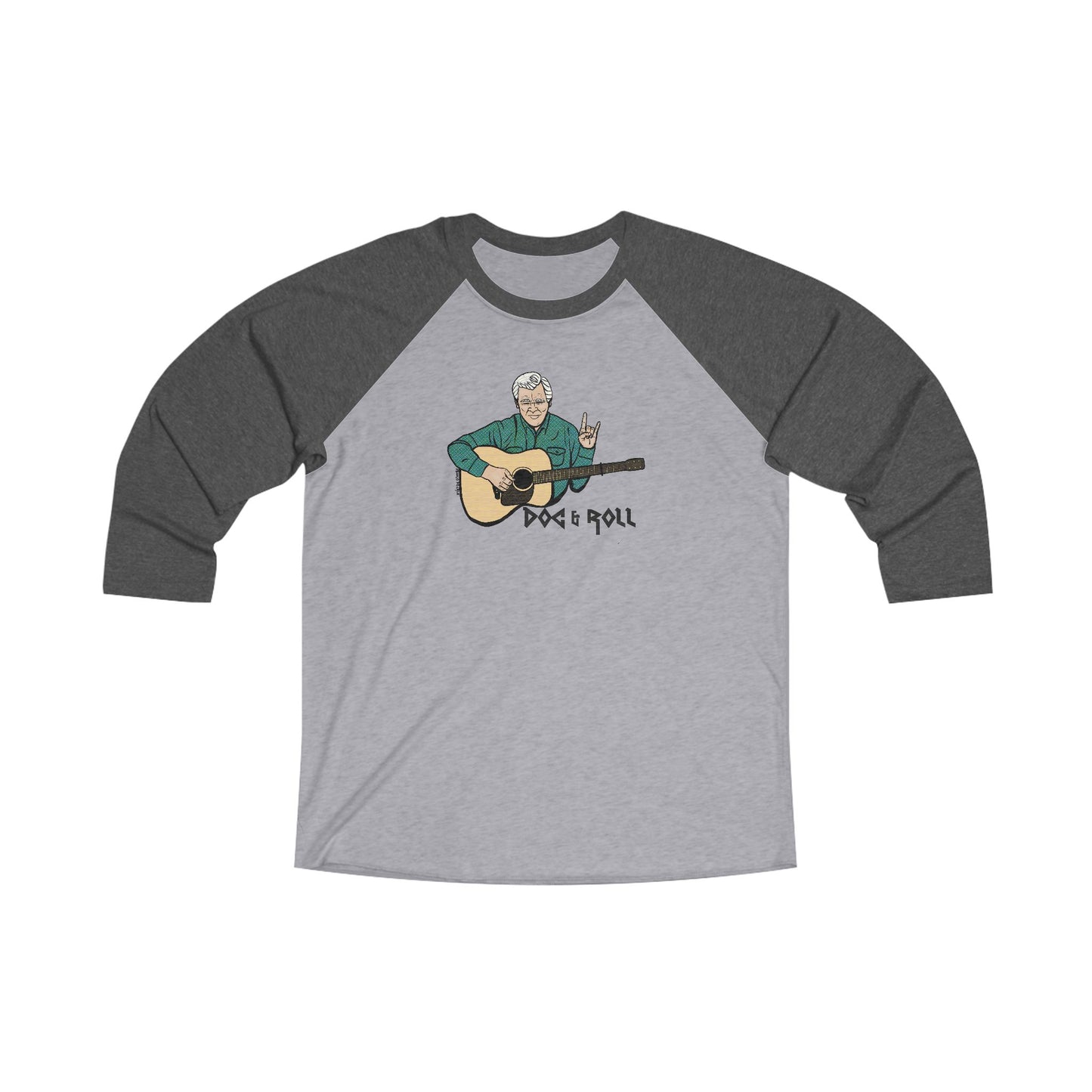 Doc & Roll! ~ Doc Watson Baseball Tee ~