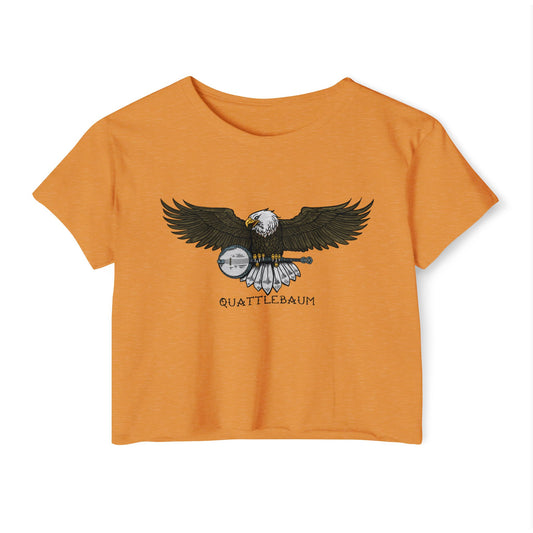 Bald Eagle with a Banjo ~ Quattlebaum Crop Top ~