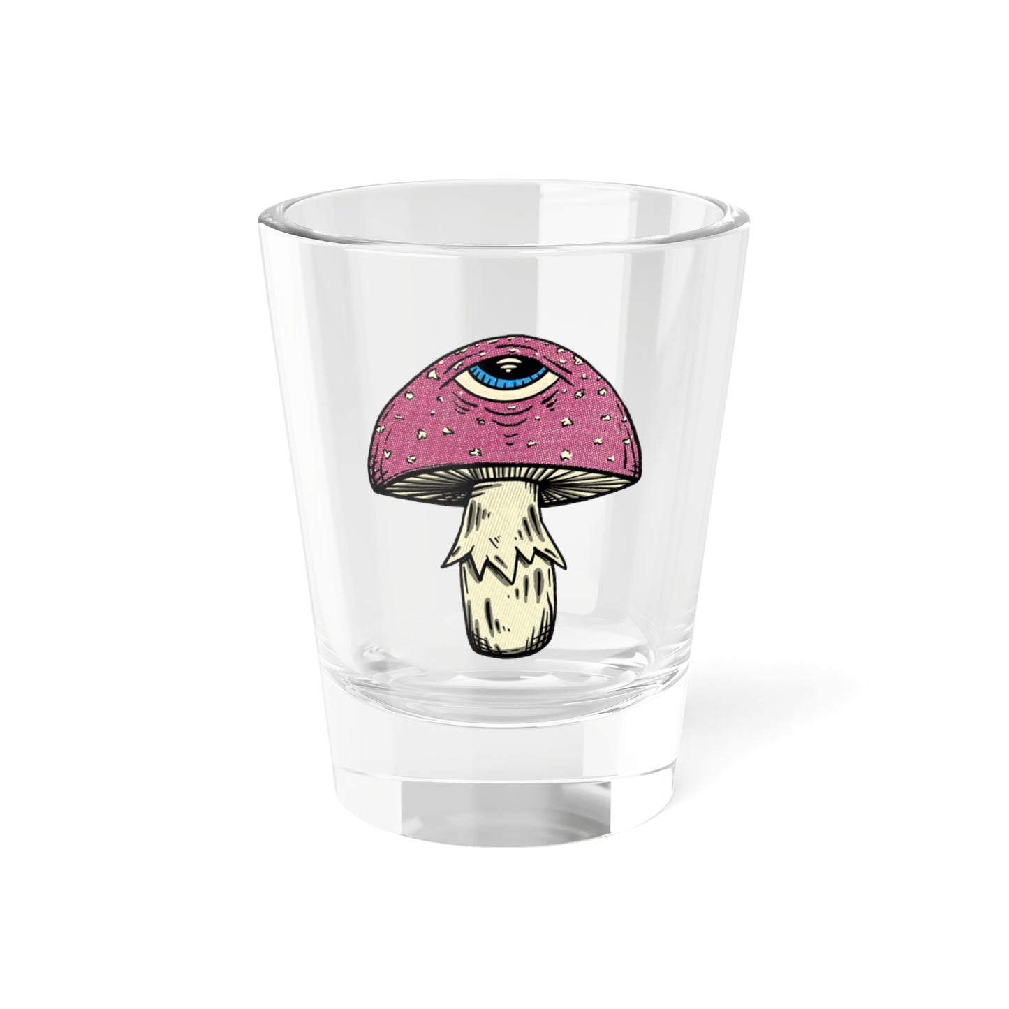 3rd Eye Fly ~ Amanita Muscaria Mushroom with a Third Eye Shot Glass!