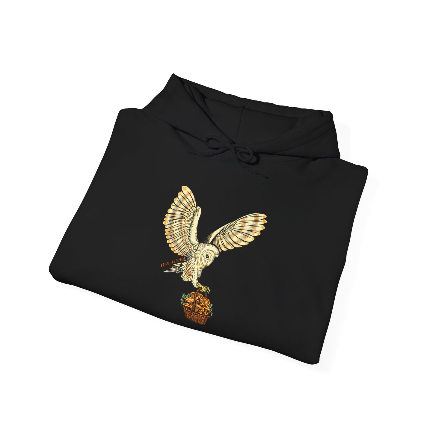 F&F Barn Owl w/ Mushroom Basket ~ Hoodie