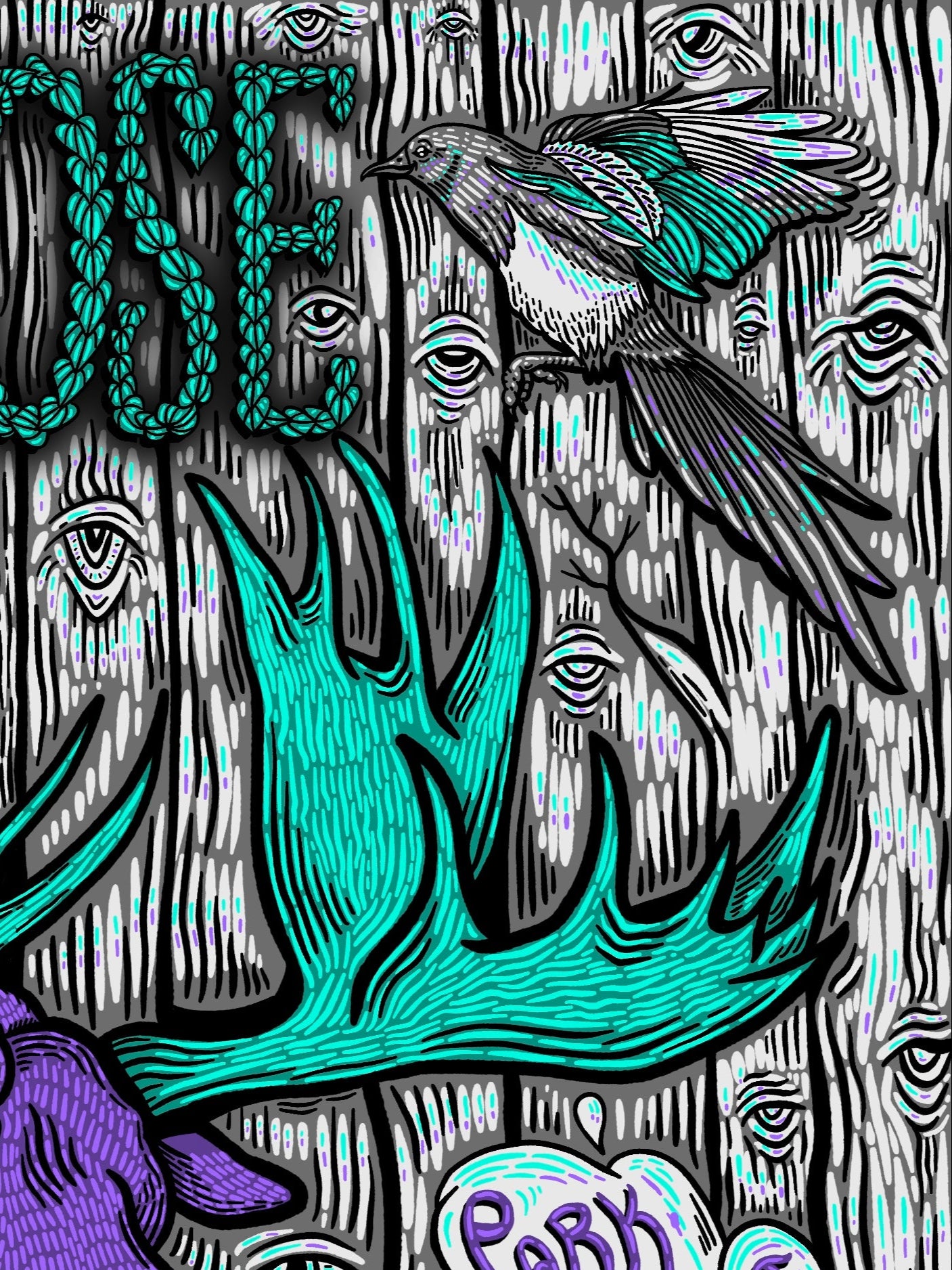 "Goose Moose" Silk Screened Print for Goose at Park City Song Summit (Artist Edition)