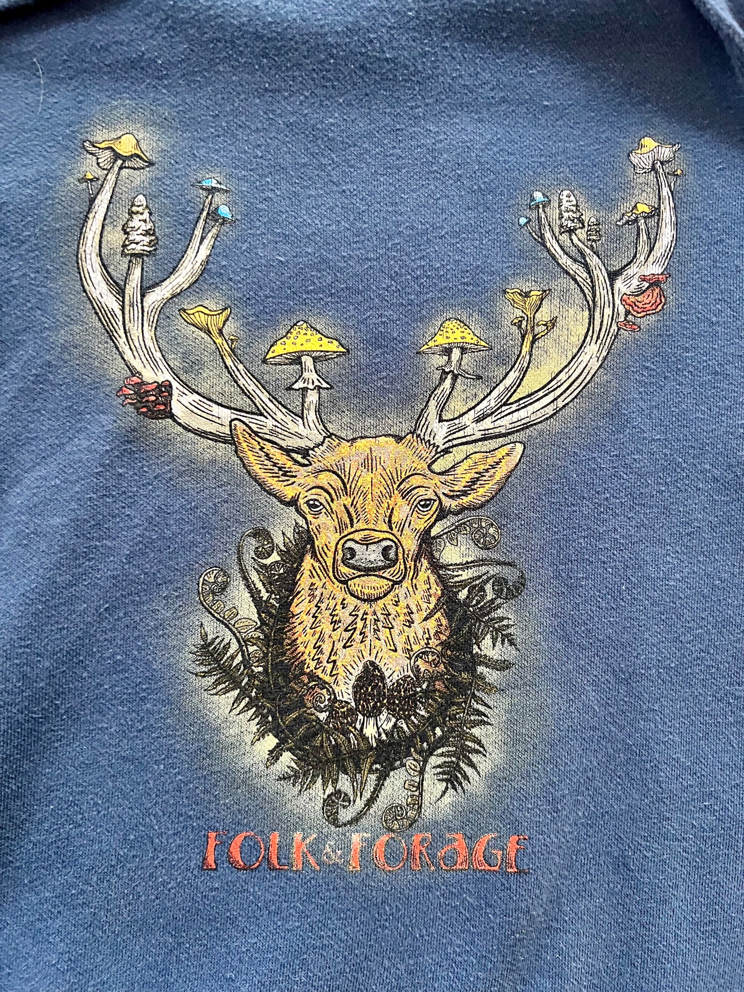 Folk & Forage Deer Shroom Antlers ~ Hoodie