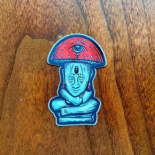 Mushroom Medicine Man Sticker