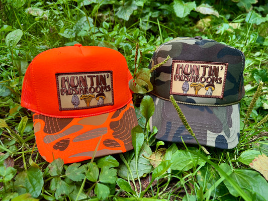 Huntin Mushrooms Camo Trucker Hat