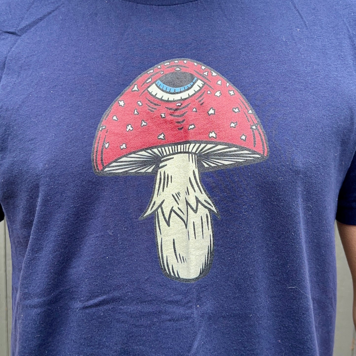 3rd Eye Fly Tee (Amanita Muscaria/Fly Agaric Mushroom with a 3rd Eye!)