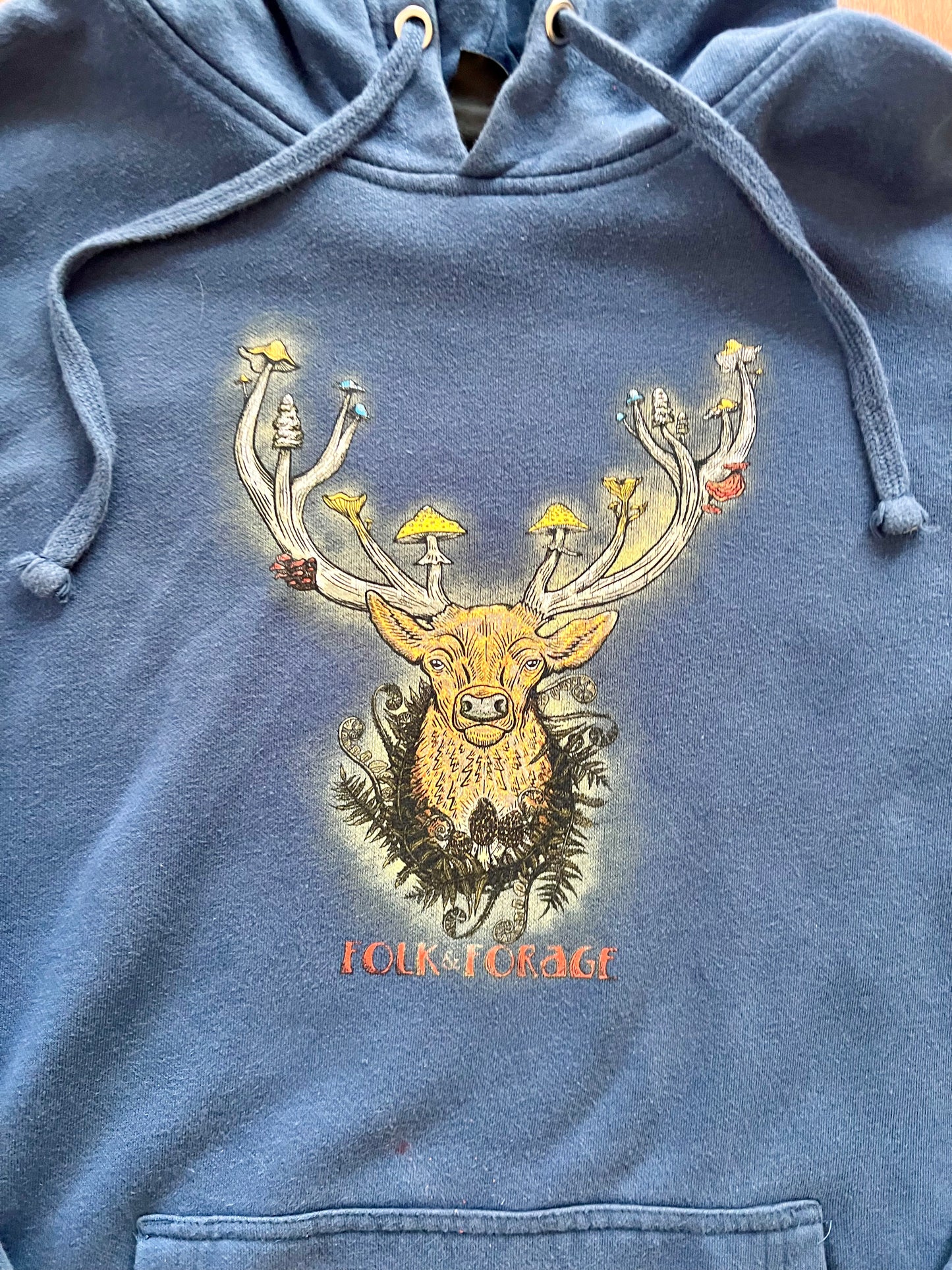 Folk & Forage Deer Shroom Antlers ~ Hoodie