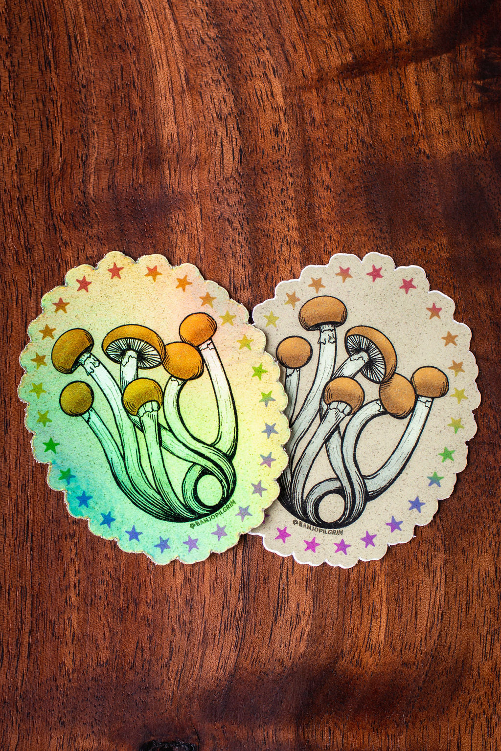 Psilocybe Sticker ~ Golden Teacher