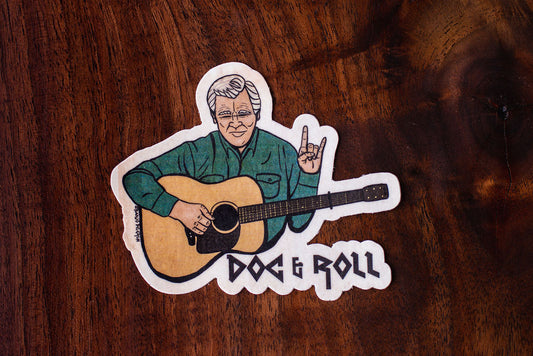 Doc & Roll Sticker ~ Doc Watson